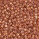 Miyuki rocailles Perlen 8/0 - Duracoat silverlined dyed rose gold 8-4233